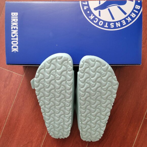 Birkenstock Women's Arizona Stealth Buckle EVA - Surf Green - Picture 6 of 7